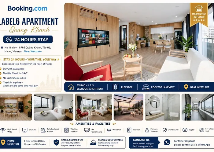 Label6 Coliving Quang Khanh - 24 Hours Stay - Flexibe Check-In Time Hanoi